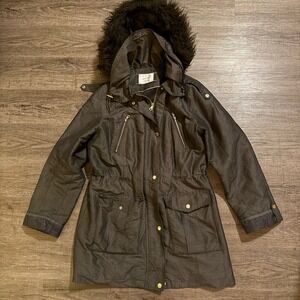 Per Una Stormwear Women's Large Hooded Coat UK Size 14 (US Size 10/12) See Meas.